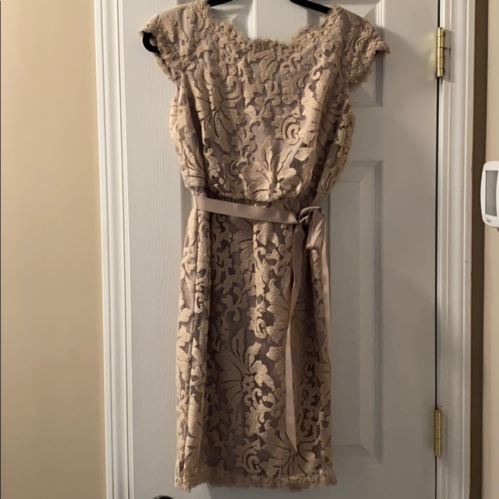 Fitted lace dress